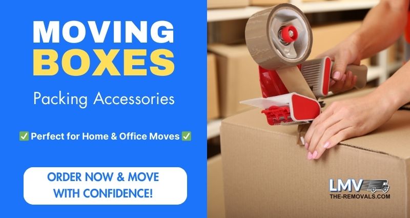 UBMOVE Smart Moving Bigger Boxes Kit #3 - 34 Moving Boxes & Packing Supplies, 65lb Capacity